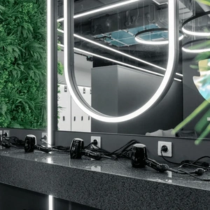 Фото галереи товара Cветодиодный фигурный светильник MS-BOX Квадрат 1200mm 200W 3000/4000/6000K